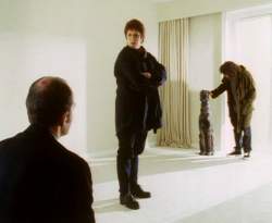 Jonathan and Maddy investigate the white room